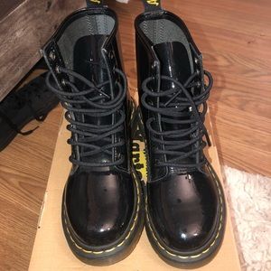 Black doc marten boots